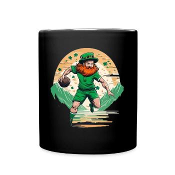 St. Patrick’s Day Shamrock Handball - Mug uni - noir - Devant