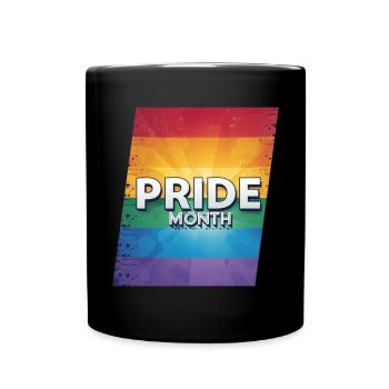 Mois de la fierté LGBTQ - Mug uni - noir - Devant