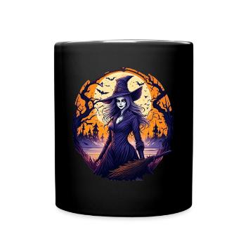 Gruseliges Halloween-partykostüm Hexe - Mug uni - noir - Devant