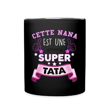 This chick is a great aunty beautiful auntie auntie - Full Colour Mug - black - Front
