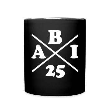 Abi 2025 - Tasse einfarbig - Schwarz - Vorne