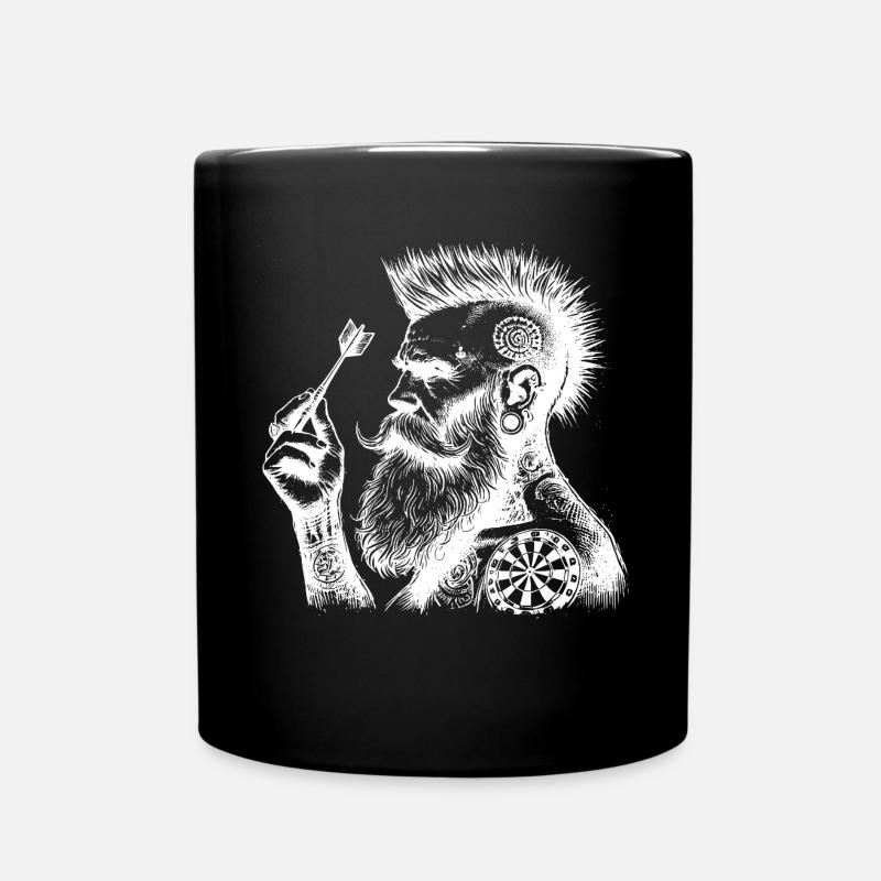 Dart Guy - Tasse einfarbig - Schwarz