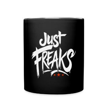 Just Freaks Graffiti Tag blanc - Just Freaks ® - Mug uni - noir - Devant