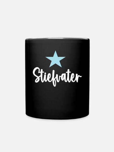 Stiefvater Geburtstag Bonus Papa Vater Vatertag - Tasse einfarbig - Schwarz