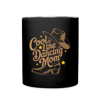 Cool Line Dance Mom Line Dance Mom - Mug uni - noir - Devant