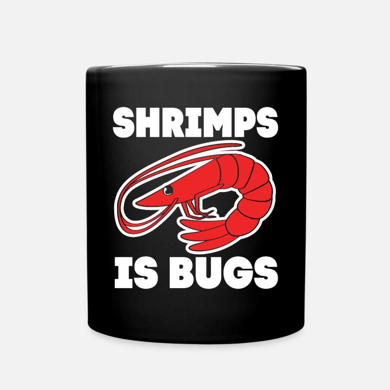Shrimp - Tasse einfarbig - Schwarz