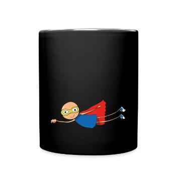 SUPERHERO - Full Colour Mug - black - Front