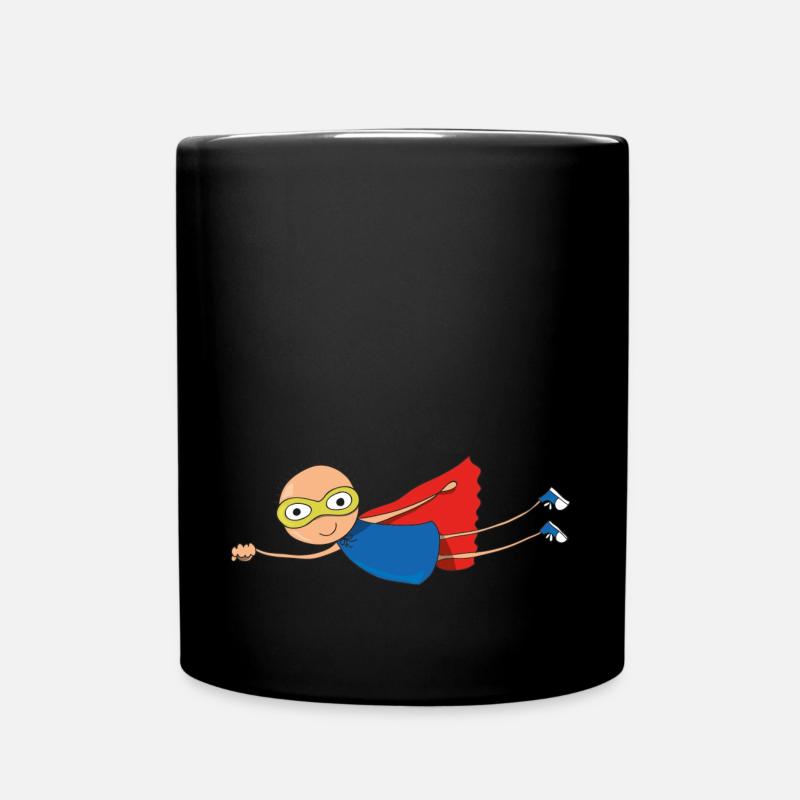SUPERHERO - Mug uni - noir