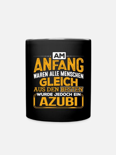 AZUBI - Der Beste - Tasse einfarbig - Schwarz