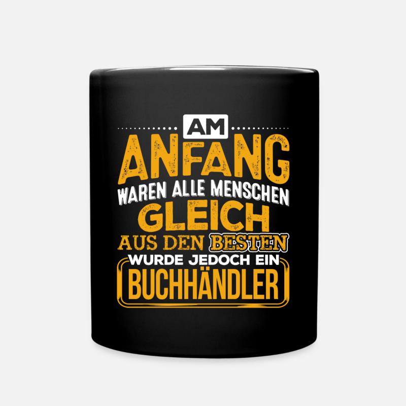 BUCHHÄNDLER - Der Beste - Tasse einfarbig - Schwarz
