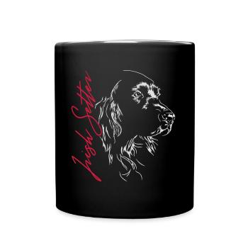 IRISH SETTER chien de chasse chien de chasse Wilsigns - Mug uni - noir - Devant