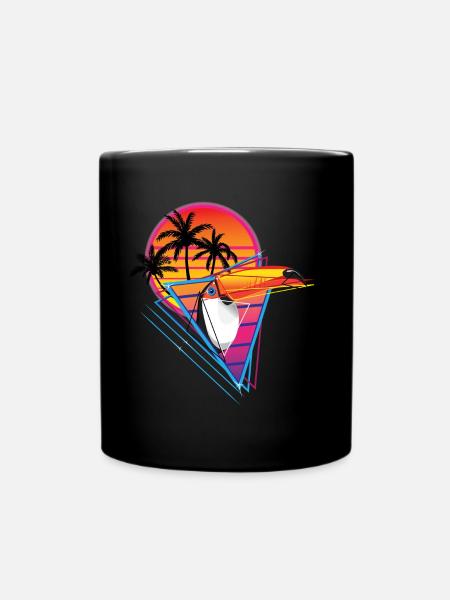 Retronéon toucan - Mug uni - noir