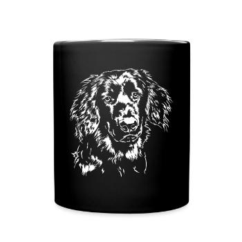 HOVAWART Portrait Dog Dogs Wilsigns - Full Colour Mug - black - Front