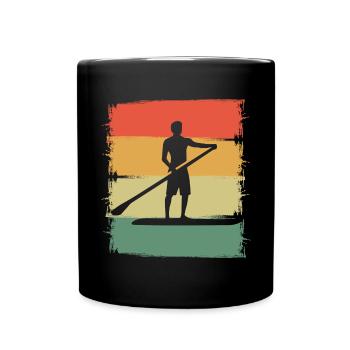 Stand Up Paddle Cadeau Stand Up Paddler SUP Board - Mug uni - noir - Devant