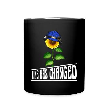 ukraine zelensky free krim stand with kiew - Full Colour Mug - black - Front