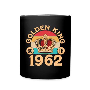 Awesome Since 1962 60th Anniversary - Full Colour Mug - black - Front