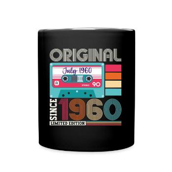 Original Juillet 1960 62ème Anniversaire Cadeau Hommes - Mug uni - noir - Devant