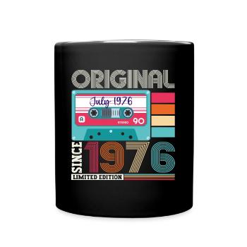 Original July 1976 46th Birthday Gift Men - Full Colour Mug - black - Front