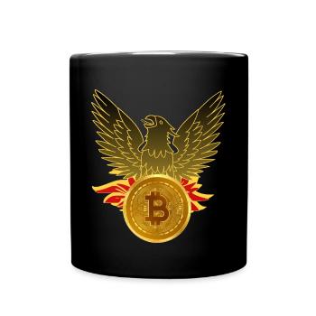 Bitcoin Phoenix / HODL / Crypto / Minage - Mug uni - noir - Devant