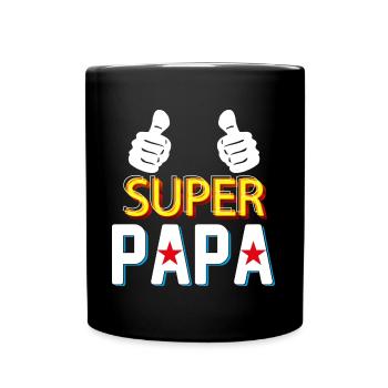 Super Papa C'est Le Mien - Mug uni - noir - Devant