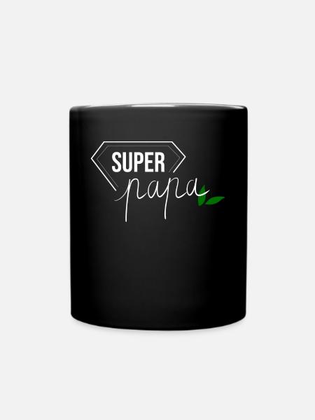 Super Dad - Father-in-Law - Father's Day - Full Colour Mug - black