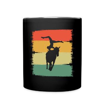Acrobate Riding Rider Vaulter Acrobat - Mug uni - noir - Devant