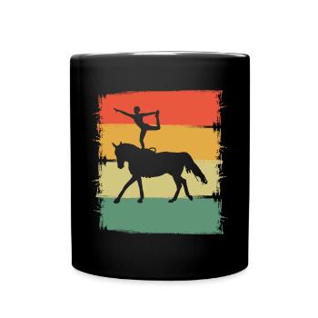 Acrobate Riding Rider Vaulter Acrobat - Mug uni - noir - Devant