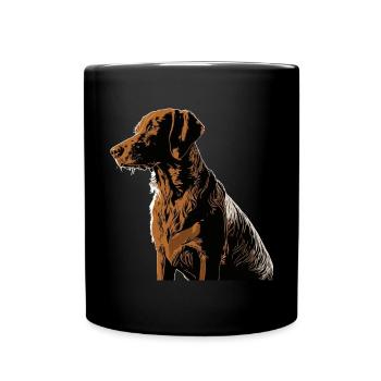Dog - Full Colour Mug - black - Front