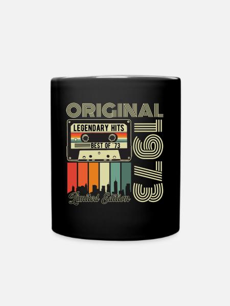 Original 1973 Vintage Vintage Birthday Retro - Mug uni - noir
