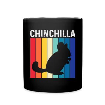 Chinchilla - Tasse einfarbig - Schwarz - Vorne