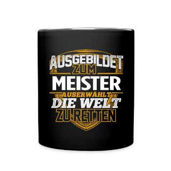 MEISTER - Der Auserwählte - Tasse einfarbig - Schwarz - Vorne