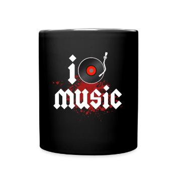 i love music - Full Colour Mug - black - Front
