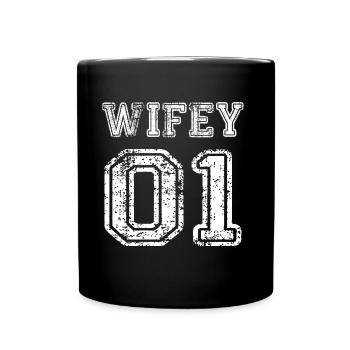 Mariage mariage mariage cérémonie amour idée cadeau - Mug uni - noir - Devant