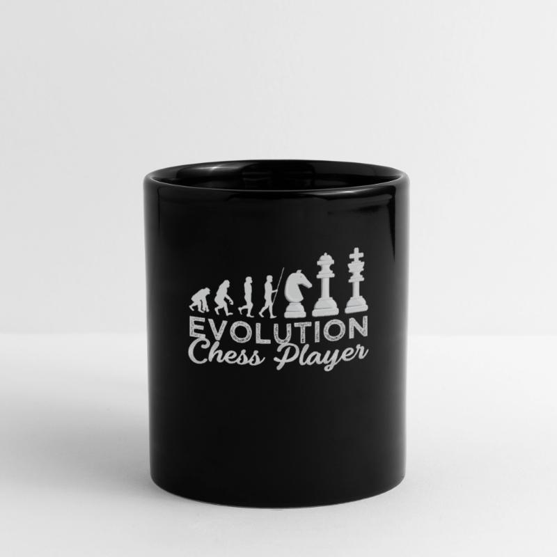 Chess Evolution Chessplayer Idea Gift Mug uni