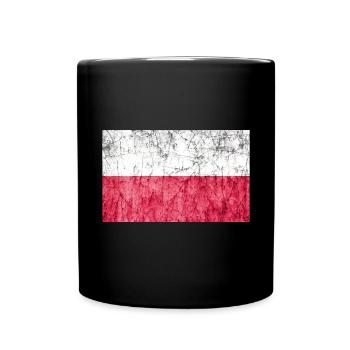 flag poland - Full Colour Mug - black - Front