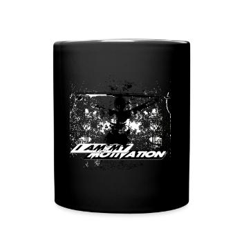 Motivation en noir et blanc - Mug uni - noir - Devant
