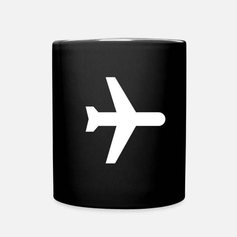 Airplan White - Mug uni - noir