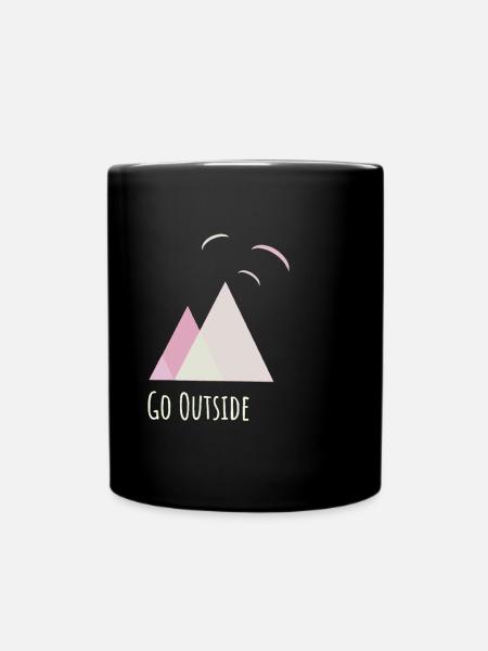 Parapente parapente montagnes outdoor - Mug uni - noir