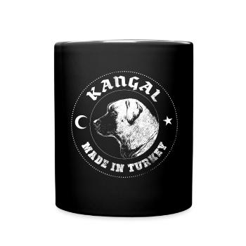 Kangal - Tasse einfarbig - Schwarz - Vorne