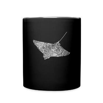 eagle rays - Full Colour Mug - black - Front