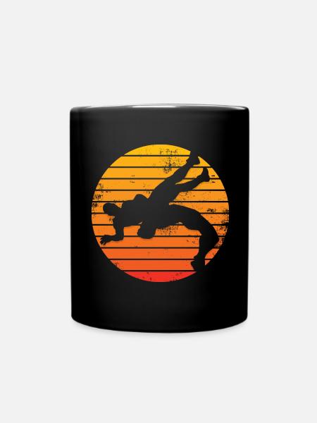 Lutteur rétro - Mug uni - noir