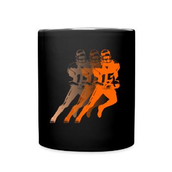 Football - Mug uni - noir - Devant