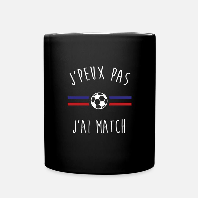 J'peux pas j'ai match - Mug uni - noir