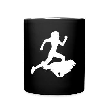 Agility Sport canin femmes - Mug uni - noir - Devant