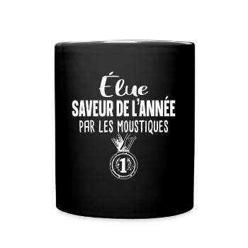 Moustique Insecte Piquer Cadeau Humour Suceur - Mug uni - noir - Devant