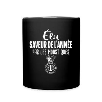 Moustique Insecte Piquer Cadeau Humour Eté Suceur - Mug uni - noir - Devant
