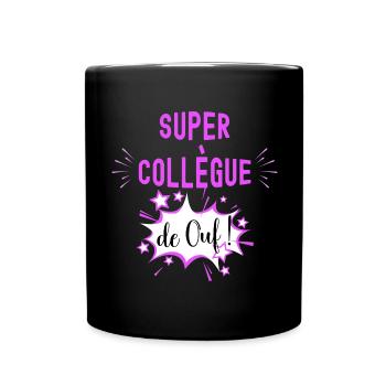 Super Collègue De Ouf Cadeau Départ - Mug uni - noir - Devant
