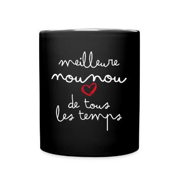 T-shirt Meilleure Nounou - Mug uni - noir - Devant