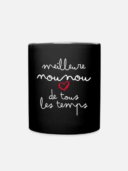 T-shirt Meilleure Nounou - Mug uni - noir