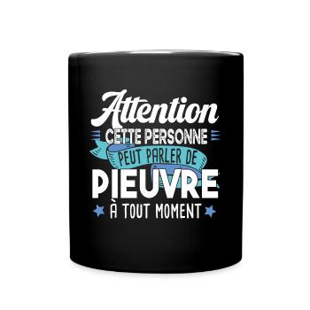 Pieuvre Poulpe Cadeau Humour Tentacule Mer Animal - Mug uni - noir - Devant